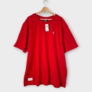 LRG Lifted Research Group Mens 47 Crew Red Short Sleeve T Shirt 4XL Giraffe NEW